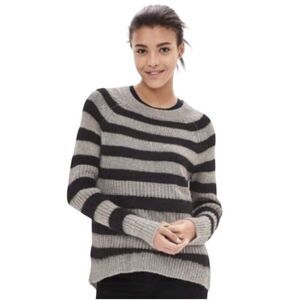 Banana Republic Italian Yarn Womens Knit Striped Wool‎ Blend Sweater Size Large